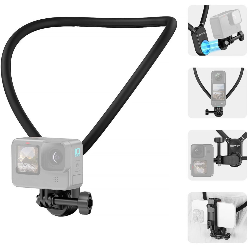 neewer 66603453 magnet pov vlog neck mount 1804119